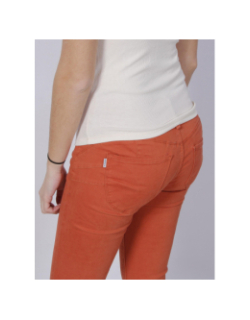 Jean skinny double up orange femme - Tiffosi