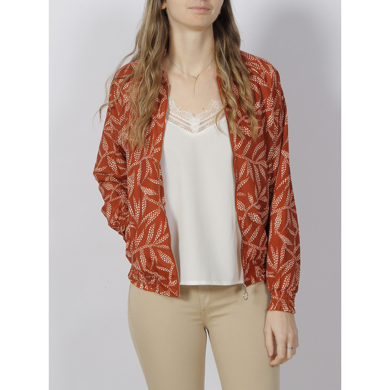 Veste bomber légère leesa orange femme - Tiffosi