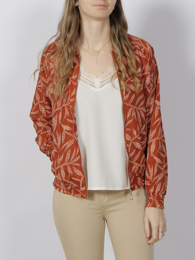 Veste bomber légère leesa orange femme - Tiffosi