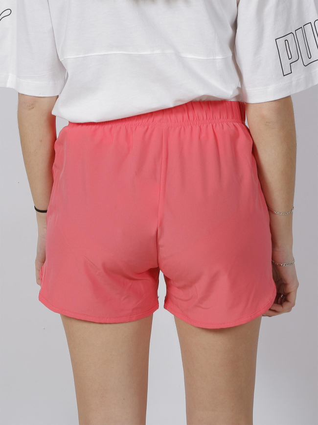 Short de sport mire loose play orange femme - Only