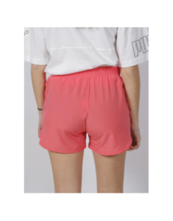 Short de sport mire loose play orange femme - Only