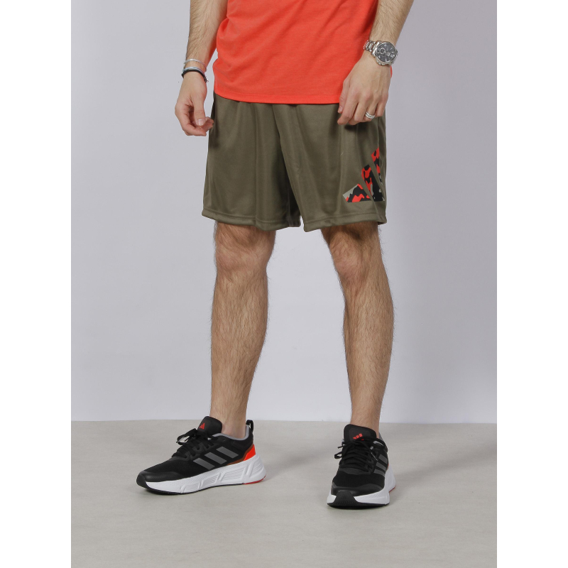 Short de sport essential kaki homme - Adidas