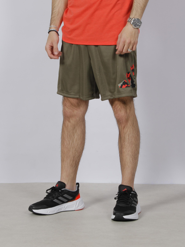 Short de sport essential kaki homme - Adidas