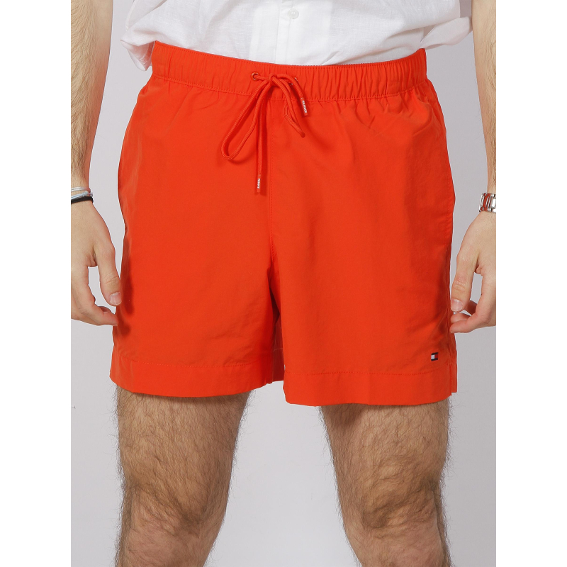 Short de bain medium orange homme - Tommy Hilfiger