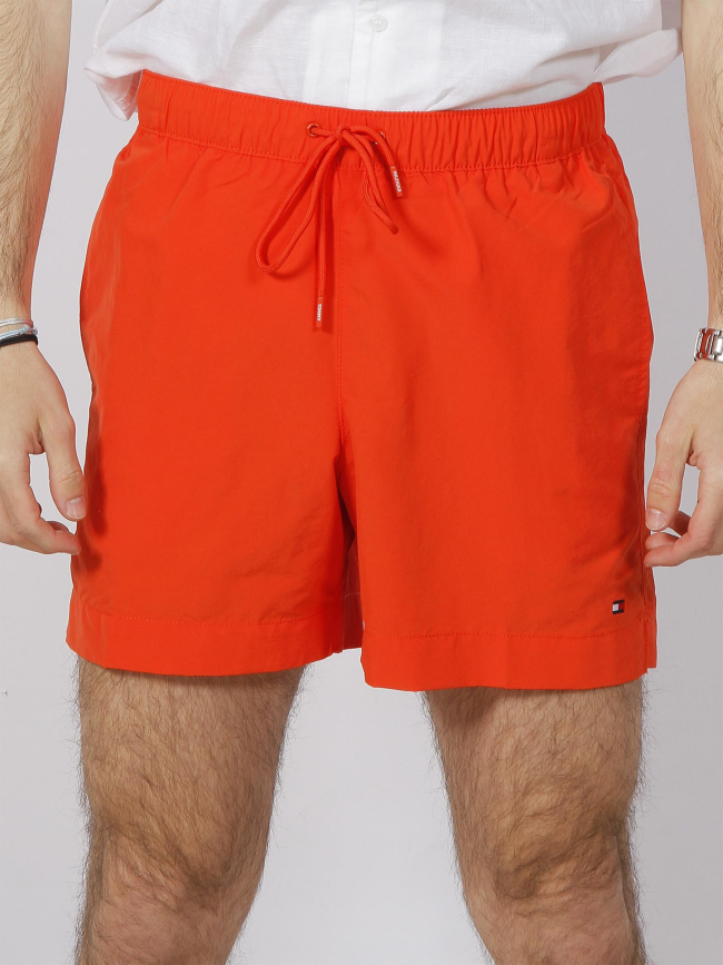 Short de bain medium orange homme - Tommy Hilfiger