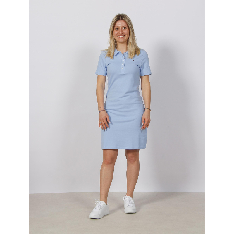 Robe polo slim 1985 bleu femme - Tommy Hilfiger