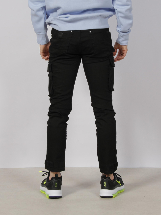 Pantalon cargo sangle noir homme - Project X Paris