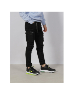 Pantalon cargo sangle noir homme - Project X Paris