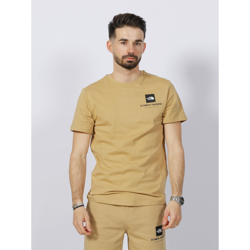 T-shirt coordinates beige homme - The North Face