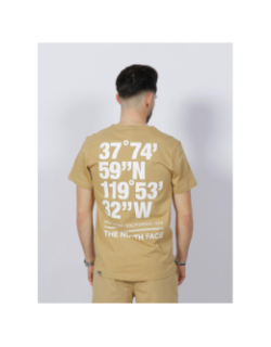 T-shirt coordinates beige homme - The North Face