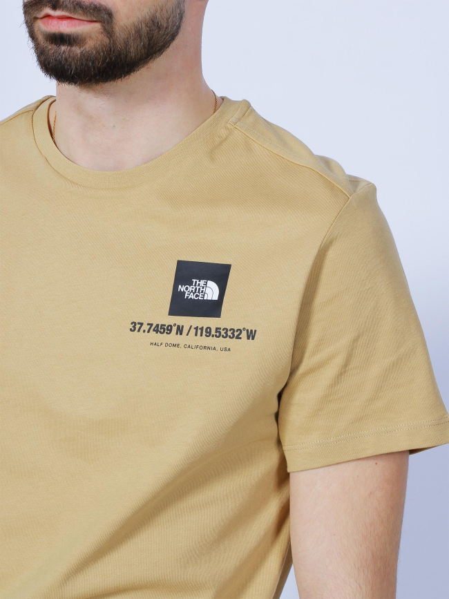 T-shirt coordinates beige homme - The North Face