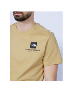 T-shirt coordinates beige homme - The North Face