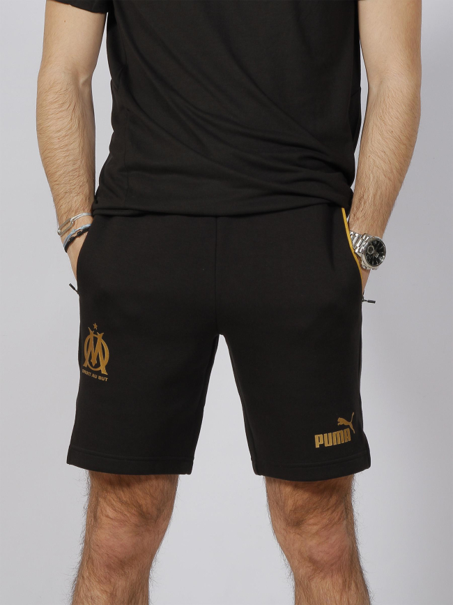 Short de football OM noir homme - Puma