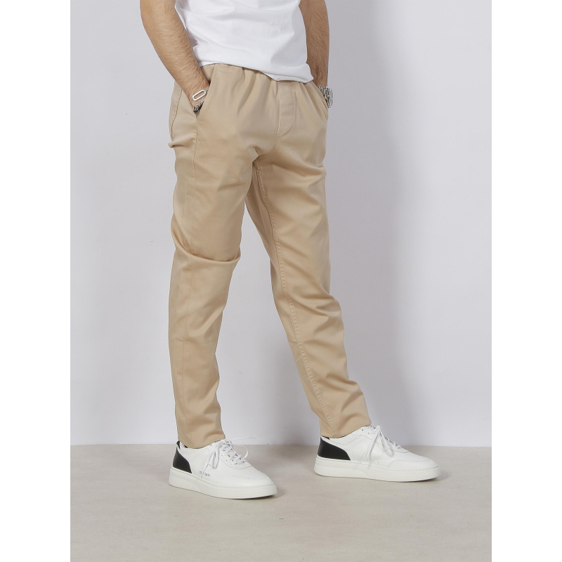 Pantalon chino 734 mastic beige homme - Serge Blanco