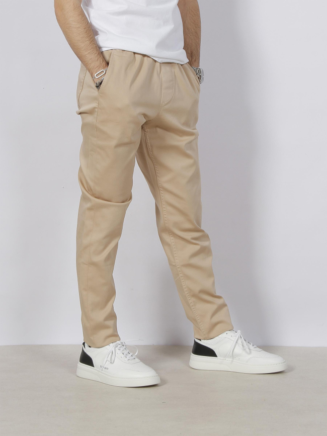 Pantalon chino 734 mastic beige homme - Serge Blanco