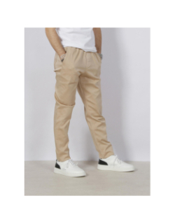 Pantalon chino 734 mastic beige homme - Serge Blanco