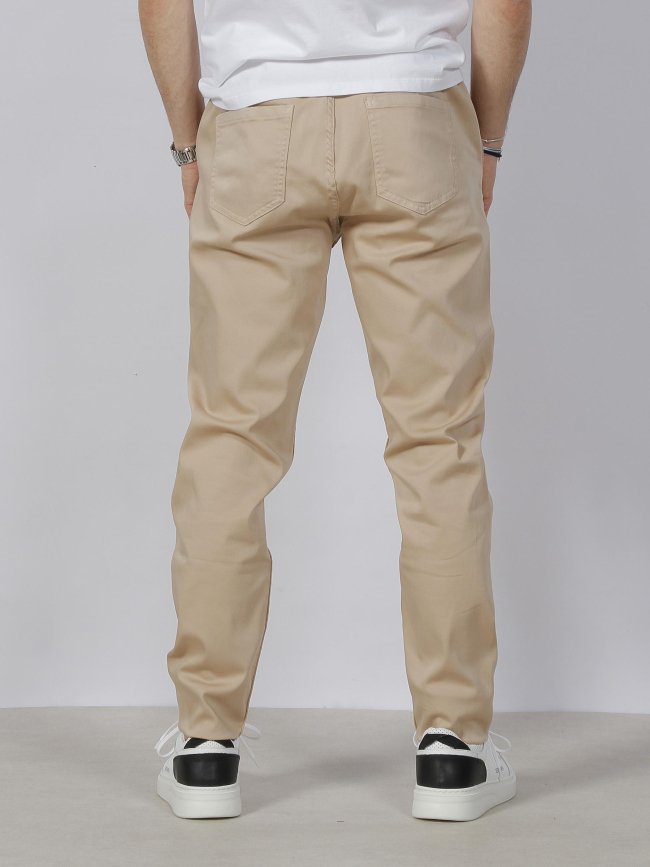 Pantalon chino 734 mastic beige homme - Serge Blanco