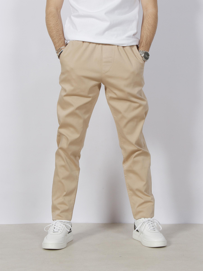 Pantalon chino 734 mastic beige homme - Serge Blanco