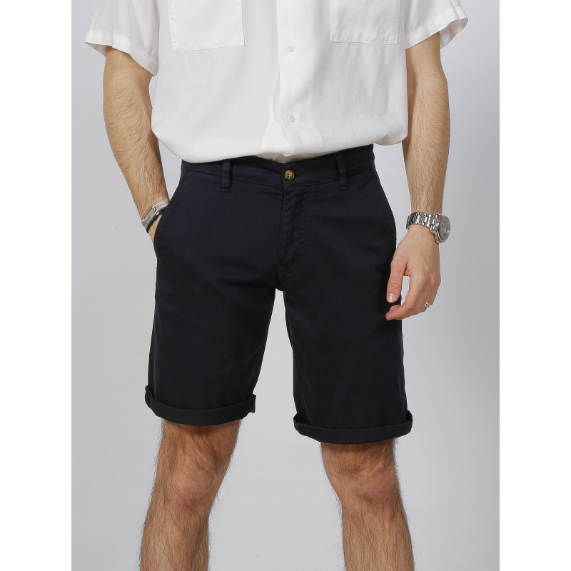 Short bermuda play bleu marine homme - Serge Blanco