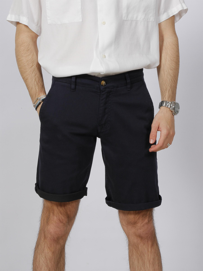 Short bermuda play bleu marine homme - Serge Blanco