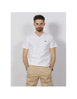 T-shirt original col v blanc homme - Levi's