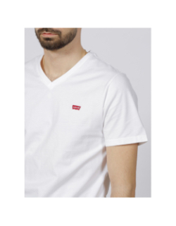 T-shirt original col v blanc homme - Levi's