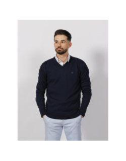 Pull fin folks bleu marine homme - Benson & Cherry