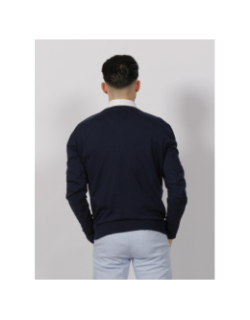 Pull fin folks bleu marine homme - Benson & Cherry