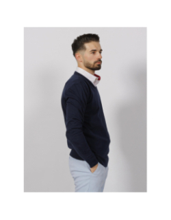 Pull fin folks bleu marine homme - Benson & Cherry