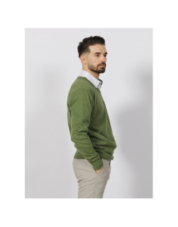 Pull col v folks vert homme - Benson & Cherry