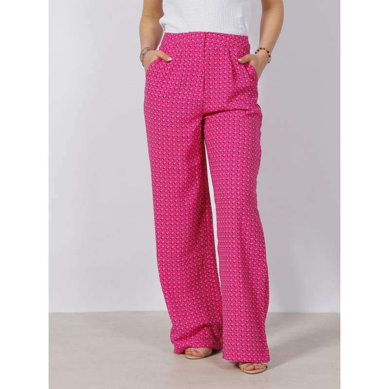 Pantalon palazzo à pois naomi rose femme - Only