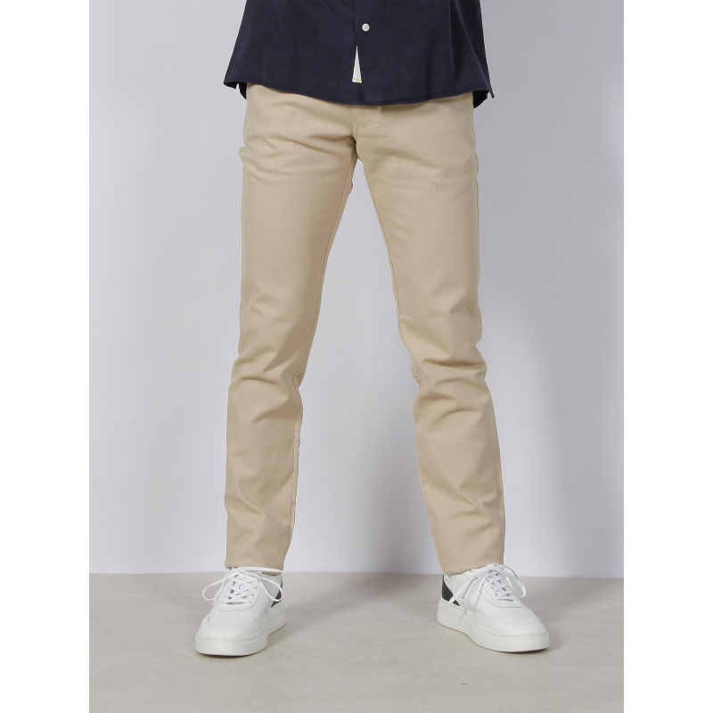 Pantalon chino parfait urbain beige homme - Izac