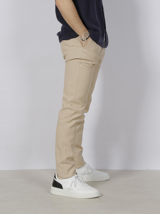 Pantalon chino parfait urbain beige homme - Izac