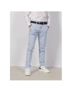 Pantalon chino slim perrebi bleu ciel homme - Izac