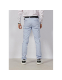 Pantalon chino slim perrebi bleu ciel homme - Izac