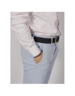 Pantalon chino slim perrebi bleu ciel homme - Izac