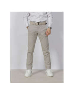 Pantalon chino parfait gris homme - Izac