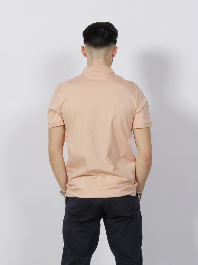 Polo smooth slim rose corail homme - Calvin Klein