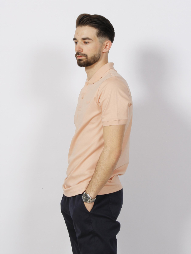 Polo smooth slim rose corail homme - Calvin Klein