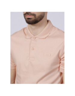 Polo smooth slim rose corail homme - Calvin Klein