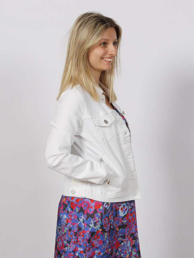 Veste en jean santa blanc femme - Salsa