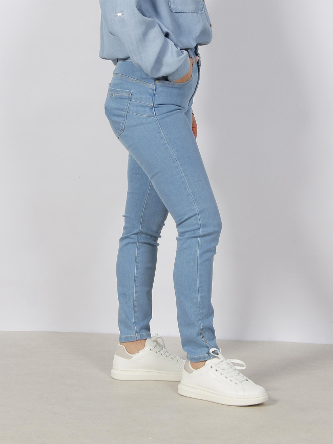 Jean skinny crop secret push in bleu femme - Salsa