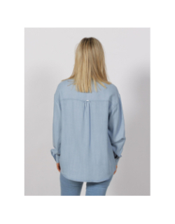 Chemise manches longues jean bleu femme - Salsa