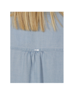 Chemise manches longues jean bleu femme - Salsa