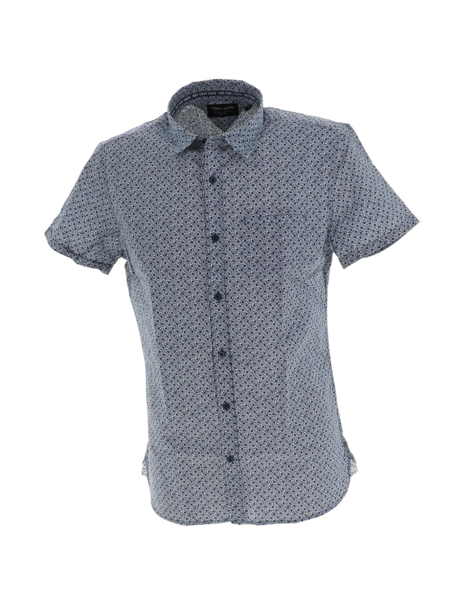 Chemise manches courtes austin bleu homme - Teddy Smith