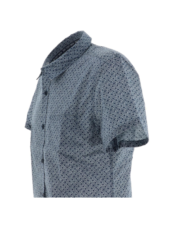 Chemise manches courtes austin bleu homme - Teddy Smith