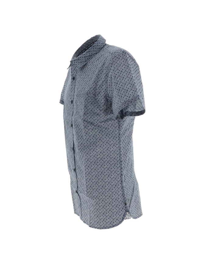 Chemise manches courtes austin bleu homme - Teddy Smith