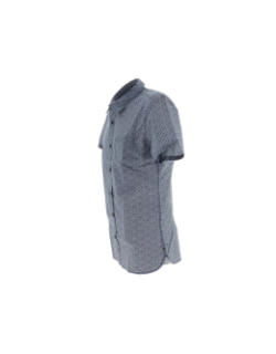 Chemise manches courtes austin bleu homme - Teddy Smith