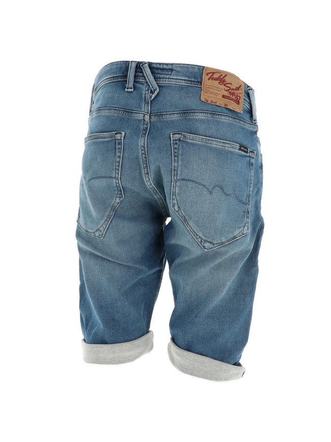 Short en jean scotty 3 denim bleu homme - Teddy Smith