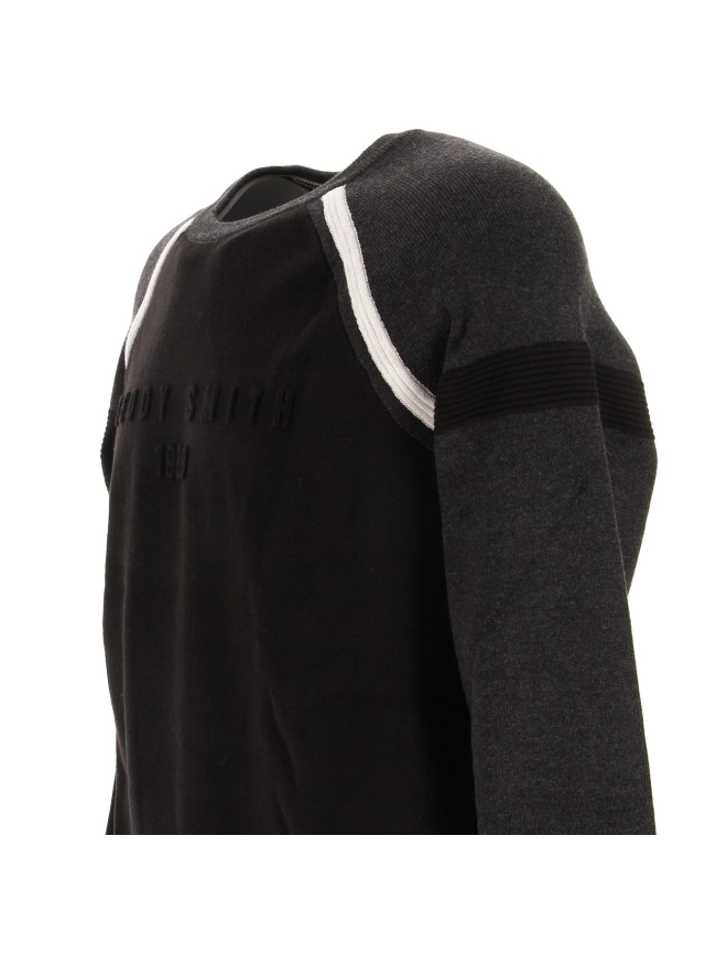 Pull neo logo en relief noir homme - Teddy Smith